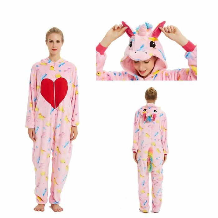 Pyjama Licorne Cœur